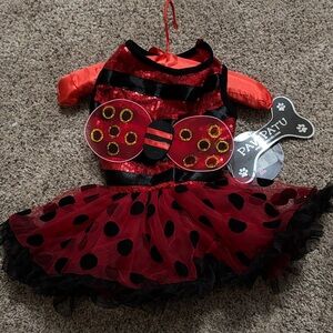 Ladybug Costume for dogs - Red and Black